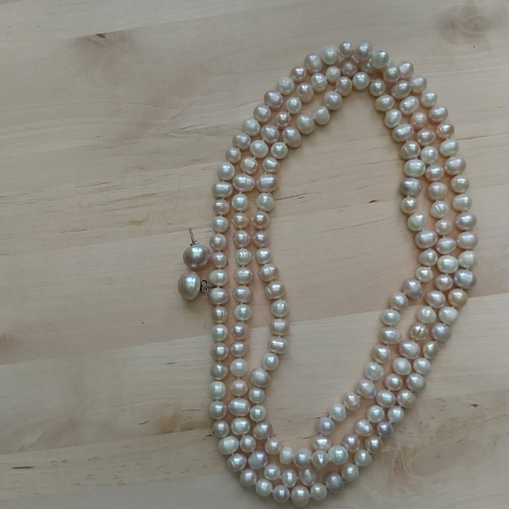 Real Freshwater Pearl Necklace Set